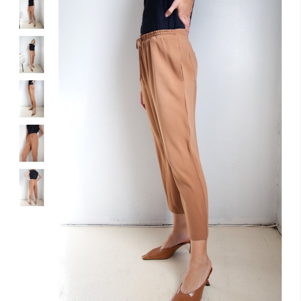 Petite studio nyc Jenine pant camel NWOT